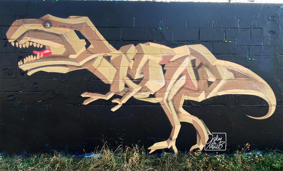 Artistic t rex