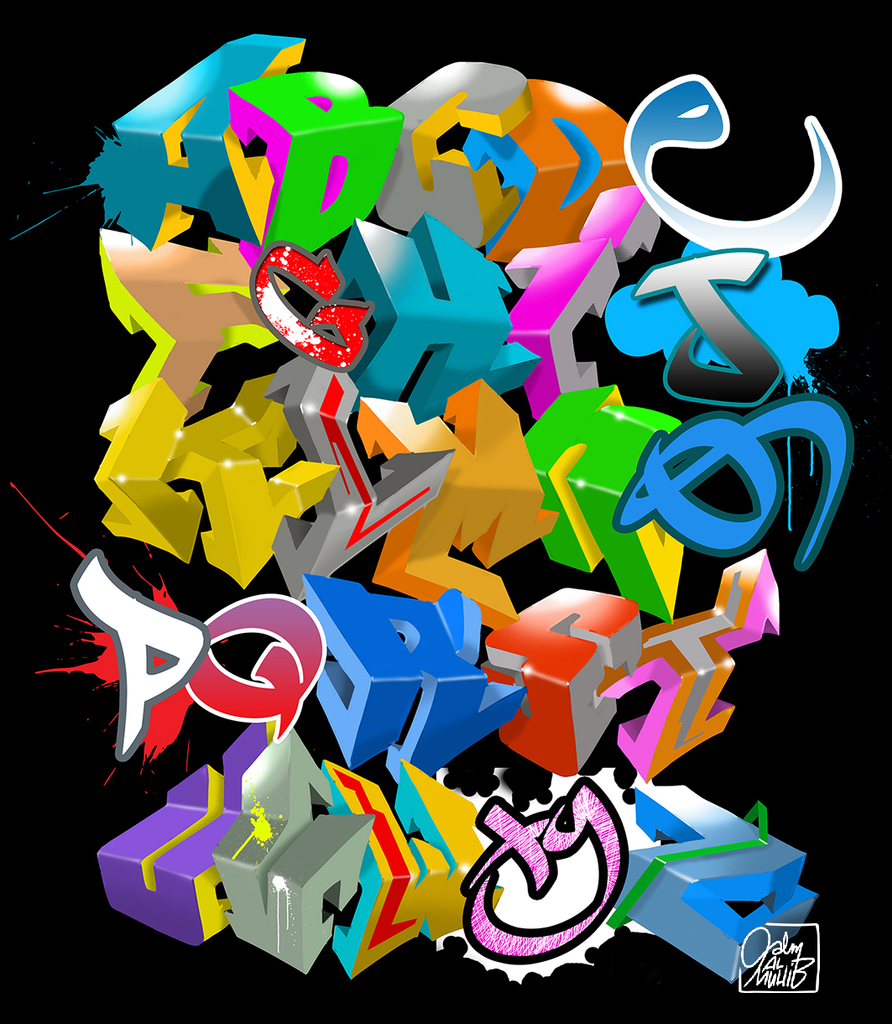 Artistic abcder